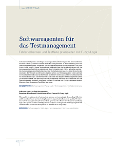 Softwareagenten für das Testmanagement