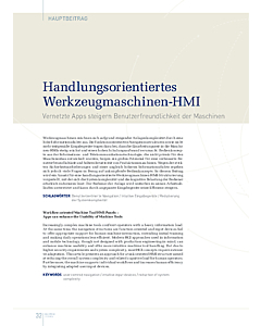 Handlungsorientiertes  Werkzeugmaschinen-HMI