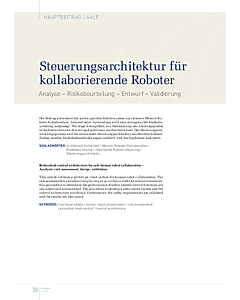 Steuerungsarchitektur für kollaborierende Roboter