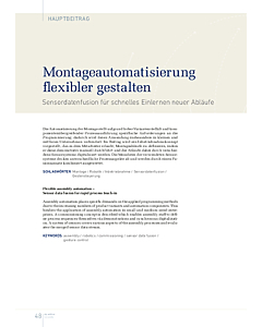 Montageautomatisierung flexibler gestalten