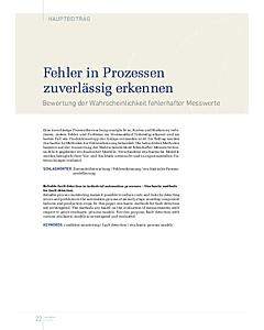 Fehler in Prozessen zuverlässig erkennen