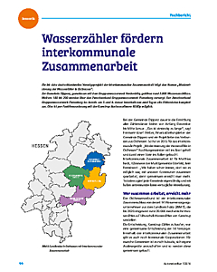 Wasserzähler fördern interkommunale Zusammenarbeit