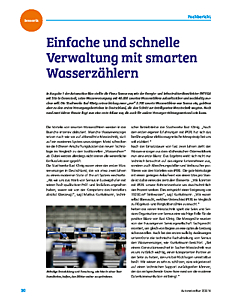 Einfache und schnelle Verwaltung mit smarten Wasserzählern
