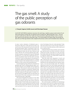The gas smell: A study of the public perception of gas odorants