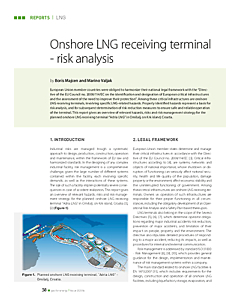 Onshore LNG receiving terminal - risk analysis