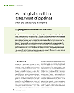 Metrological condition assessment of pipelines
