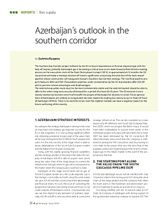 Azerbaijan´s outlook in the southern corridor