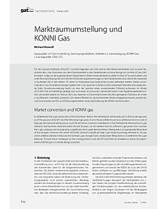 Marktraumumstellung und KONNI Gas
