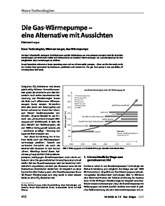 Die Gas-Wärmepumpe - eine Alternative mit Aussichten