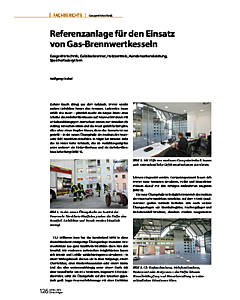 Referenzanlage für den Einsatz von Gas-Brennwertkesseln