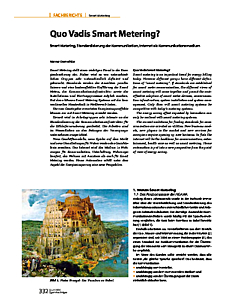 Quo Vadis Smart Metering?