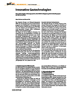 Innovative Gastechnologien