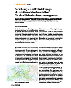 Forschungs- und Entwicklungsaktivitäten als treibende Kraft für ein effizientes Assetmanagement