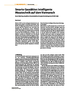 Smarte Gaszähler: Intelligente Messtechnik auf dem Vormarsch