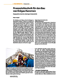 Prozessleittechnik für den Bau von Erdgas-Kavernen