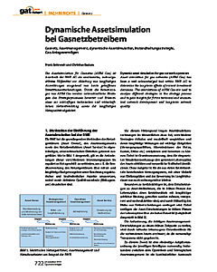 Dynamische Assetsimulation bei Gasnetzbetreibern