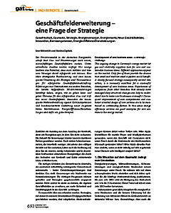 Geschäftsfelderweiterung - eine Frage der Strategie
