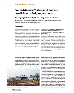 Verdichtermix: Turbo- und Kolbenverdichter in Erdgasspeichern