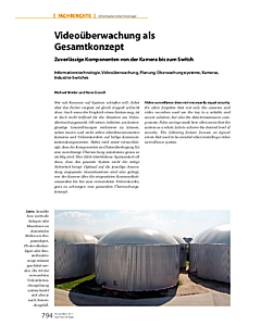 Videoüberwachung als Gesamtkonzept