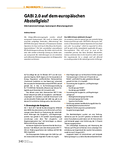 GABi 2.0 auf dem europäischen Abstellgleis?