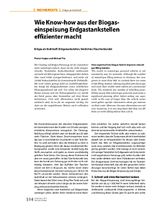 Wie Know-how aus der Biogaseinspeisung Erdgastankstellen effizienter macht