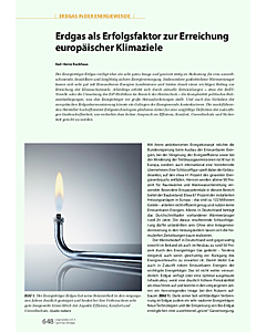 Erdgas als Erfolgsfaktor zur Erreichung europäischer Klimaziele