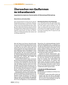 Überwachen von Gasflammen im Infrarotbereich