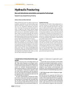 Hydraulic Fracturing