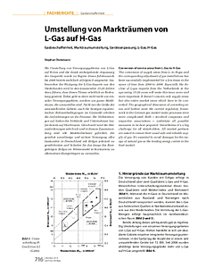 Umstellung von Markträumen von L-Gas auf H-Gas