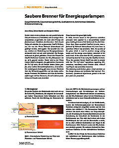 Saubere Brenner für Energiesparlampen