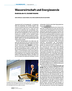Wasserwirtschaft und Energiewende