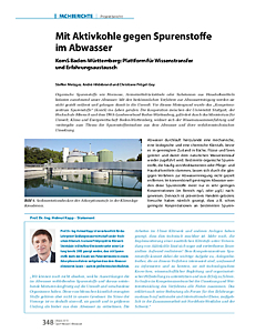 Mit Aktivkohle gegen Spurenstoffe im Abwasser