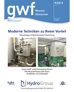 gwf - Wasser|Abwasser - Ausgabe 09 2013