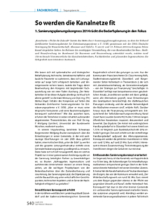 So werden die Kanalnetze fit