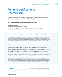 Per- und polyfluorierte Chemikalien