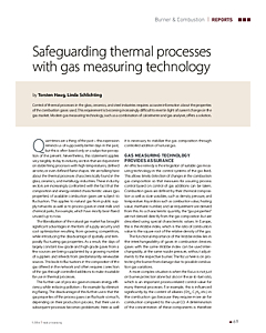 Safeguarding thermal processes with gas measuring technology