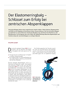 Der Elastomerringbalg – Schlüssel zum Erfolg bei zentrischen Absperrklappen