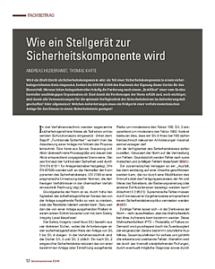 Wie ein Stellgerät zur Sicherheitskomponente wird