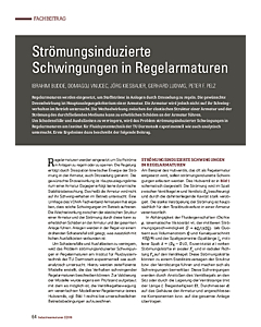 Strömungsinduzierte Schwingungen in Regelarmaturen