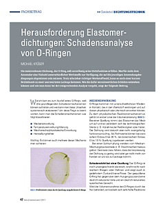 Herausforderung Elastomerdichtungen: Schadensanalyse von O-Ringen
