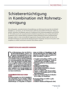 Schieberertüchtigung in Kombination mit Rohrnetzreinigung