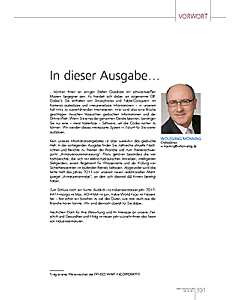In dieser Ausgabe ...