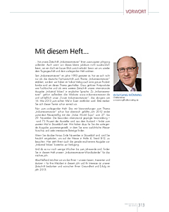Mit diesem Heft...