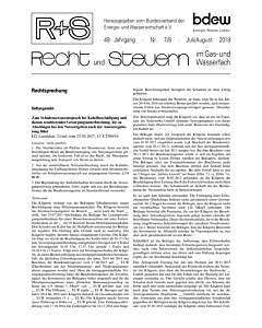 R + S - Recht und Steuern im Gas- und Wasserfach - 07-08 2018