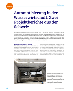 Automatisierung in der Wasserwirtschaft: Zwei Projektberichte aus der Schweiz