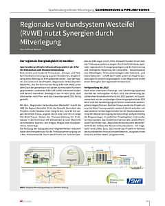 Regionales Verbundsystem Westeifel (RVWE) nutzt Synergien durch Mitverlegung