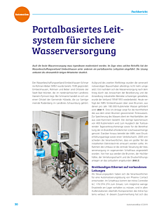 Portalbasiertes Leitsystem für sichere Wasserversorgung