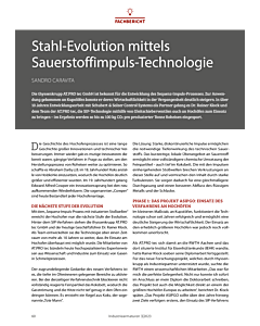 Stahl-Evolution mittels Sauerstoffimpuls-Technologie