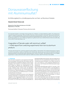 Donauwasserflockung mit Aluminiumsulfat?