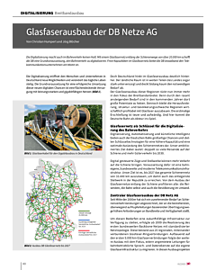 Glasfaserausbau der DB Netze AG